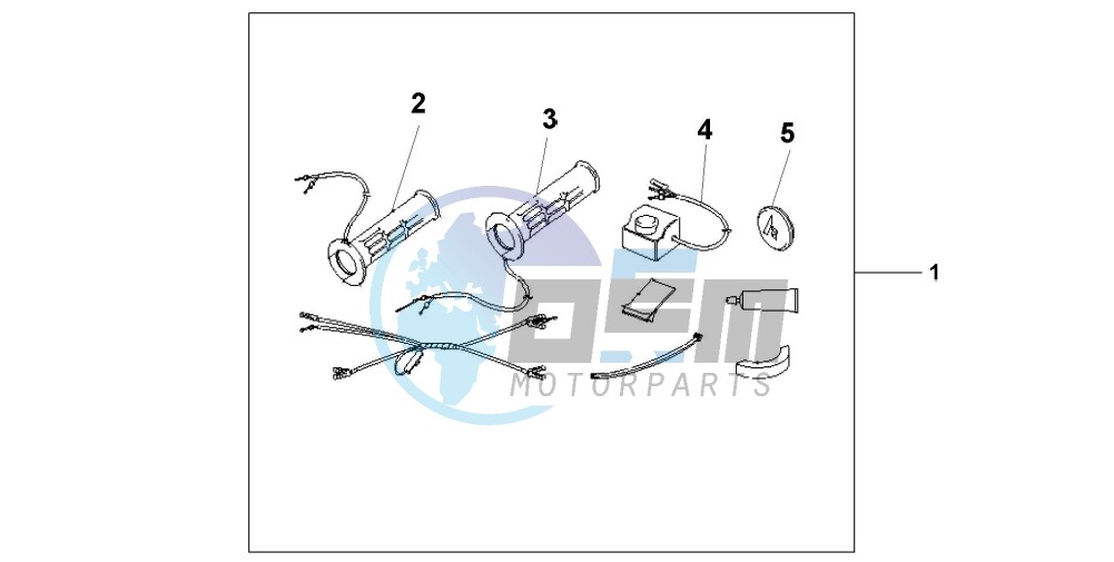 GRIP HEATER SS/ON-OF