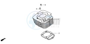 CLR125 CITY FLY drawing CYLINDER