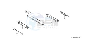 CRF250X9 Australia - (U) drawing TOOLS