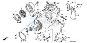 CRF150RB9 Europe Direct - (ED / T19) drawing AIR CLEANER