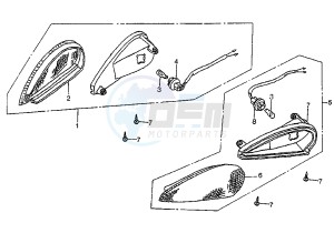 CITY 50 drawing FLASHER LIGHT