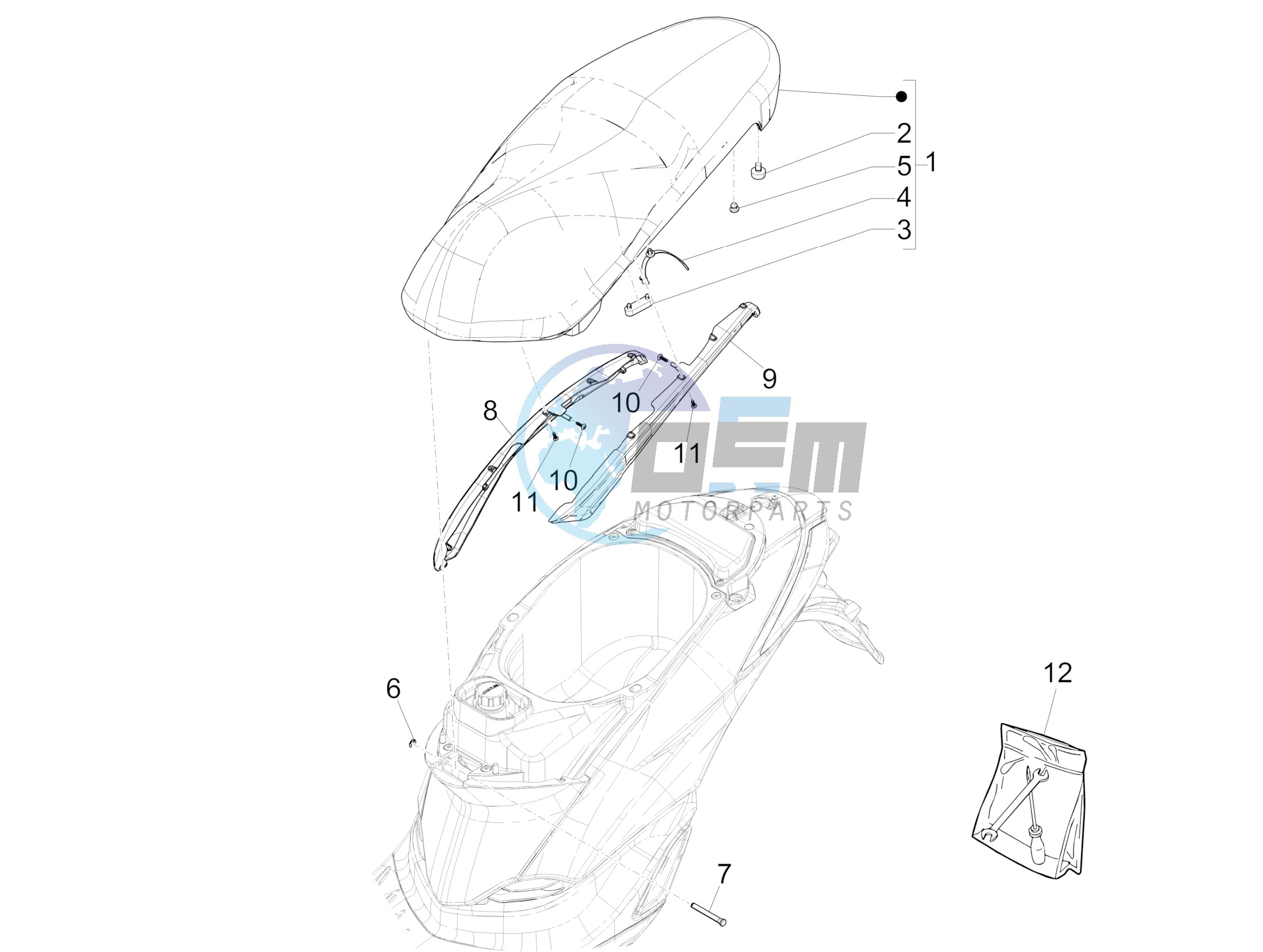 Saddle/seats