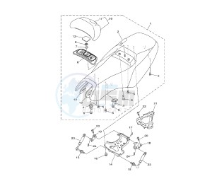 XP T-MAX WHITE MAX 500 drawing SEAT