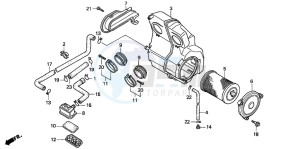 CB500S drawing AIR CLEANER