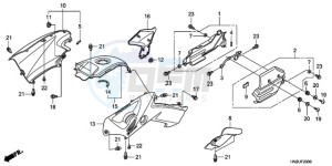 TRX500FA9 Australia - (U) drawing BODY COVER