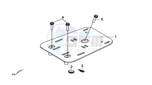 MAXSYM 600 I ABS EXECUTIVE SPORT L6 drawing LUGGAGE RACK