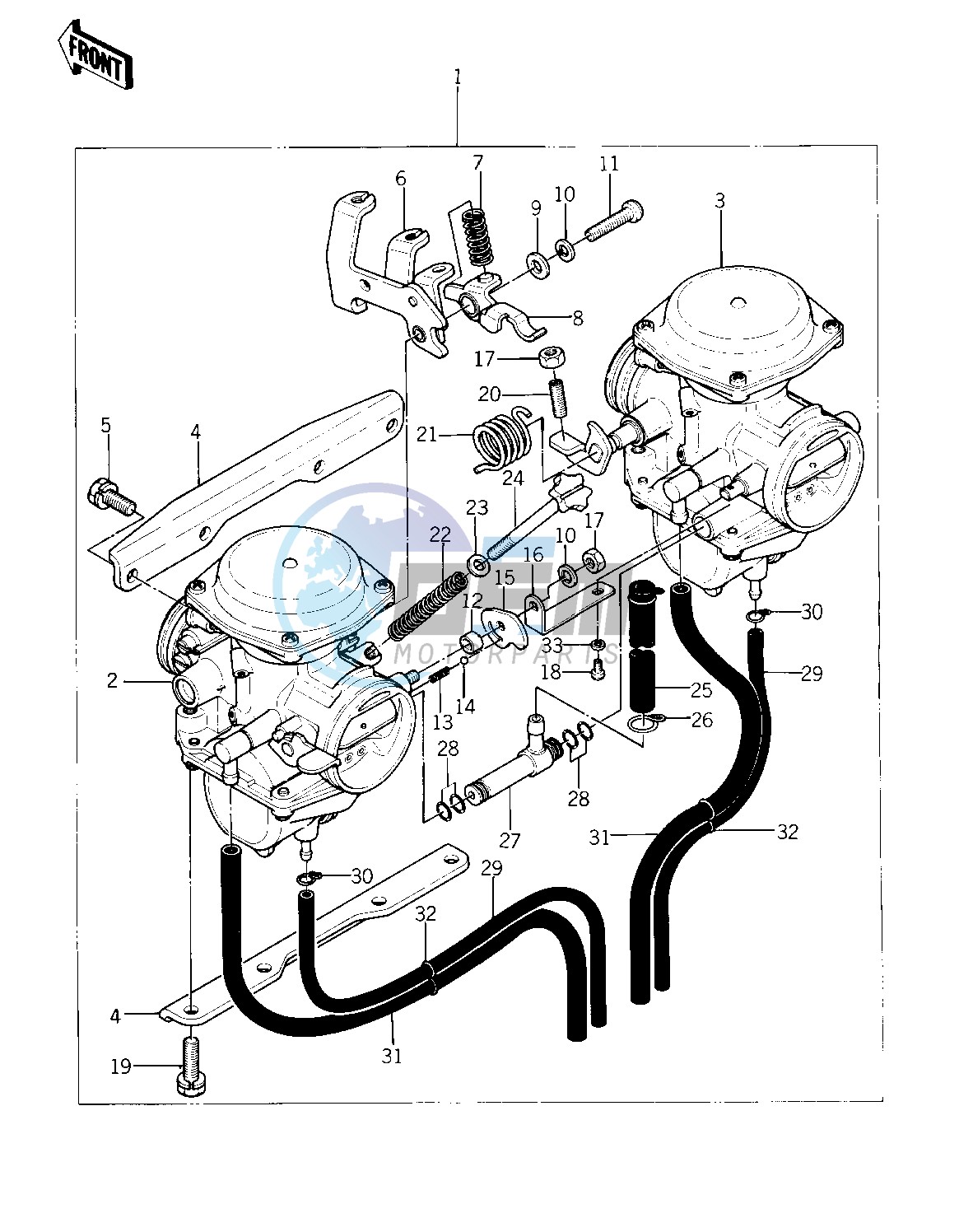 CARBURETOR ASSY -- KZ400-S3- -