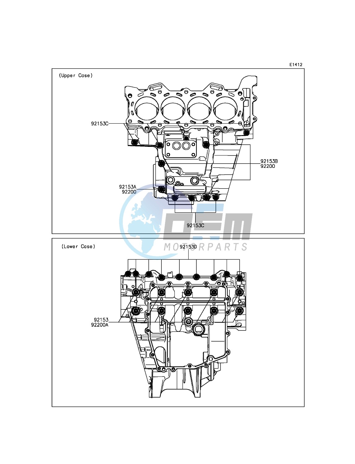 Crankcase Bolt Pattern