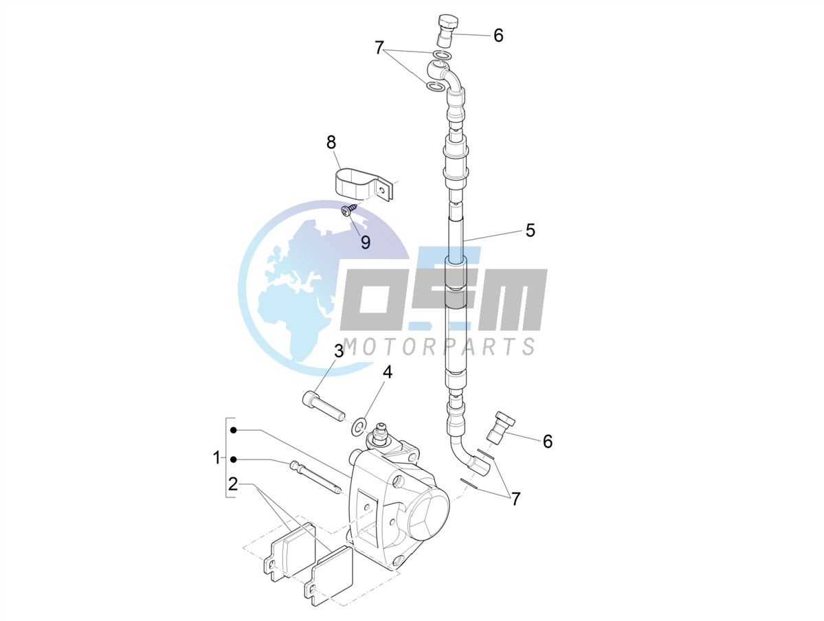 Brakes pipes - Calipers