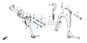 CB250 drawing STAND