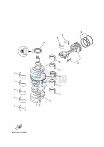 FL150AETX drawing CRANKSHAFT--PISTON