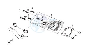 GTS 125I ABS drawing WATERPOMP COVER