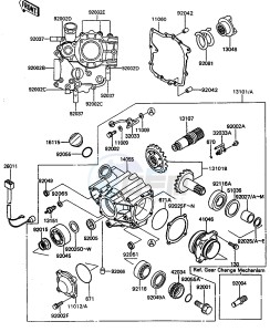 ZG 1000 A [CONCOURS] (A7-A9) [CONCOURS] drawing FRONT BEVEL GEAR