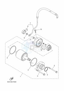 XSR700 MTM690D-U (BCP1) drawing STARTING MOTOR