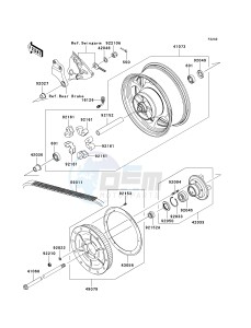 VN 2000 G [VULCAN 2000] (8F-9F) G8F drawing REAR WHEEL_CHAIN