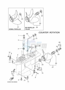 FL225FETX drawing PROPELLER-HOUSING-AND-TRANSMISSION-4