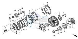 VT750DCB SHADOW SPIRIT drawing CLUTCH