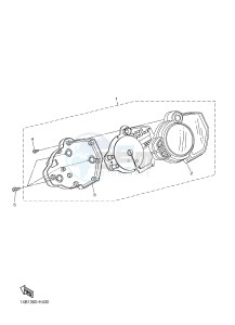 YZF-R1 YZF-R1E 998 R1 (2SG3) drawing METER