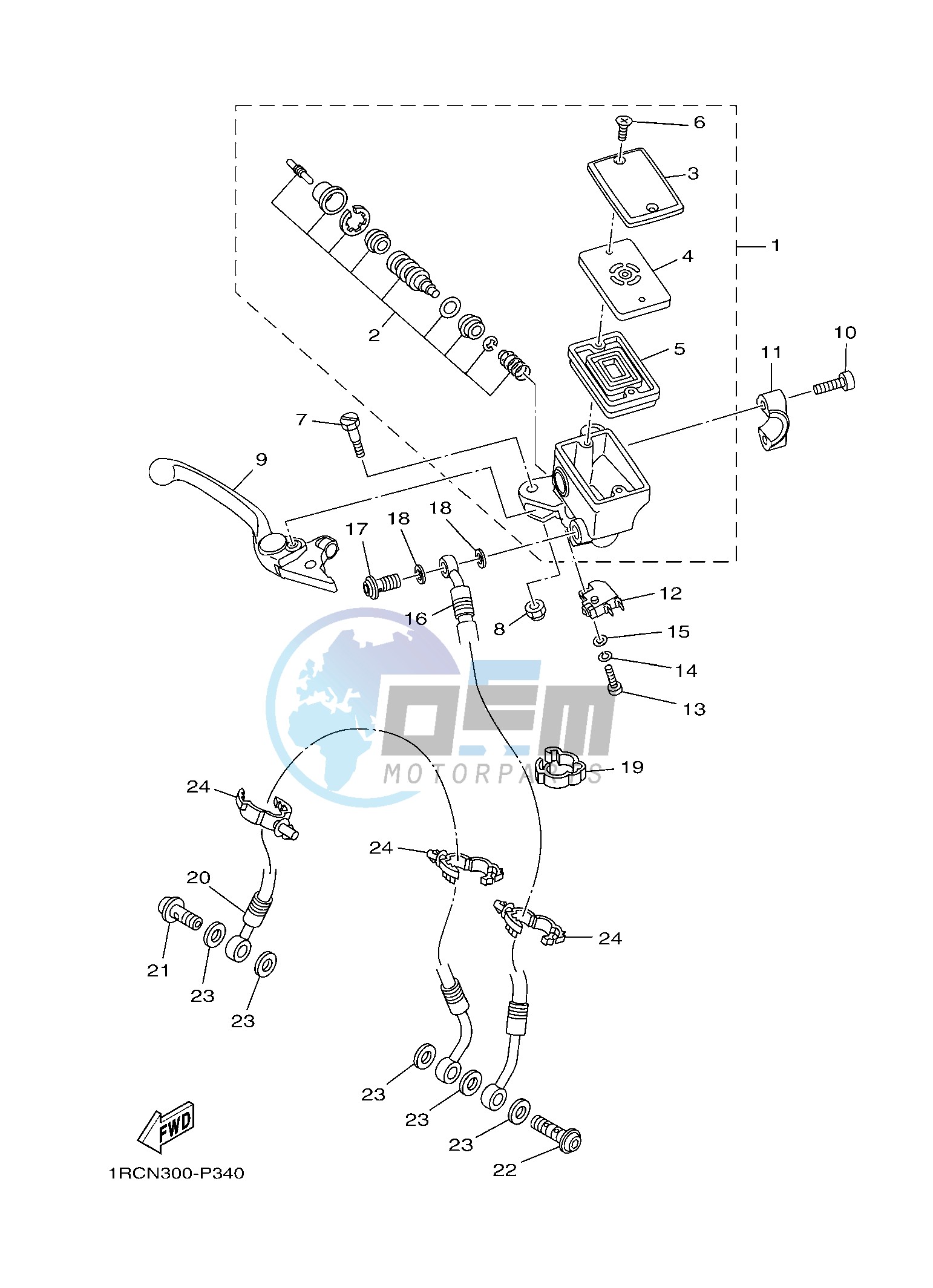 FRONT MASTER CYLINDER