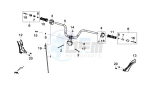 JOYMAX 125 I ABS drawing HANDLEBAR / BRAKE LEVERS CPL  L/R