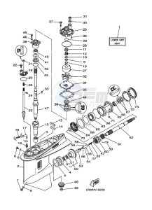 200G drawing LOWER-CASING-x-DRIVE