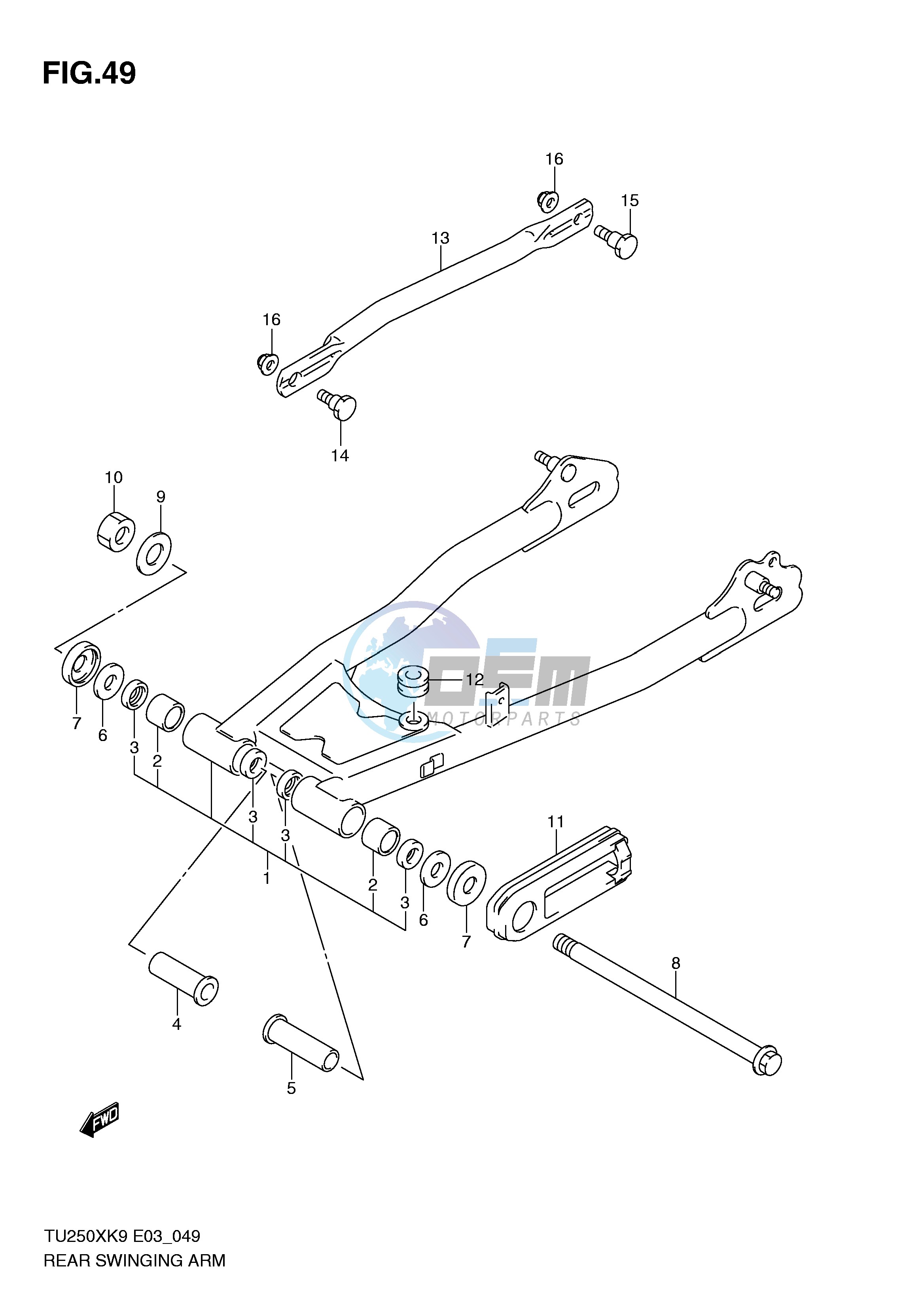 REAR SWINGINGARM