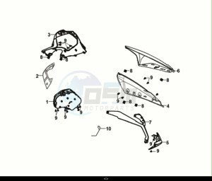 JET 14 50 (XC05W2-NL) (E5) (M1) drawing METER - WIND SCREEN