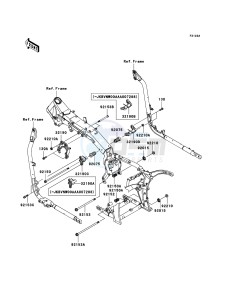 VN2000 VN2000-A2H GB XX (EU ME A(FRICA) drawing Engine Mount