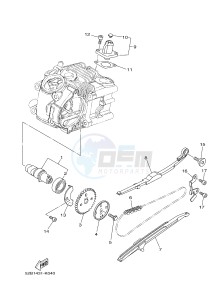 XC115S D'ELIGHT (2EP1 2EP3) drawing CAMSHAFT & CHAIN