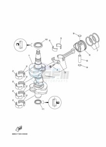 F30BETL drawing CRANKSHAFT--PISTON