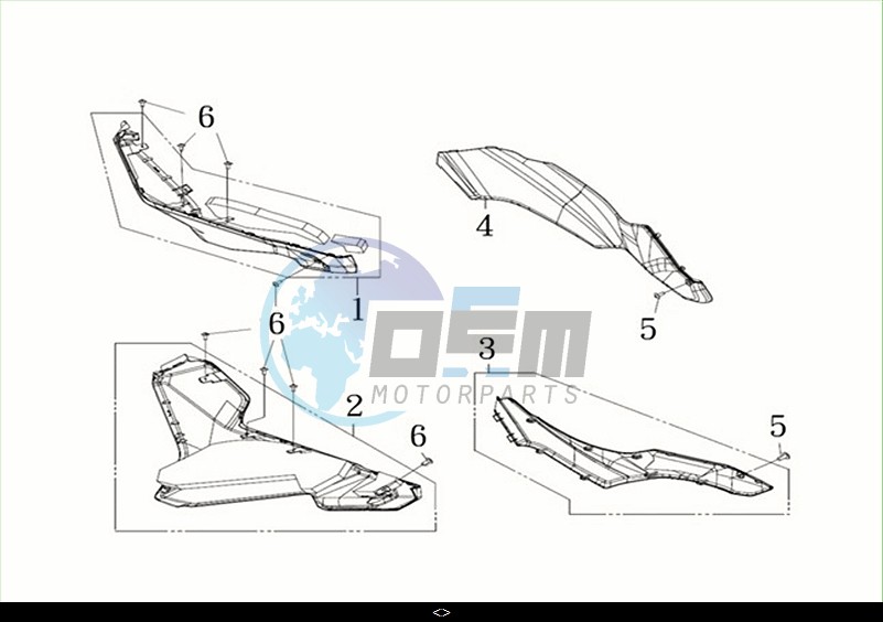 R - LSIDE COVER / MAXSYM TL 508 (TL50W2-EU) (M2)