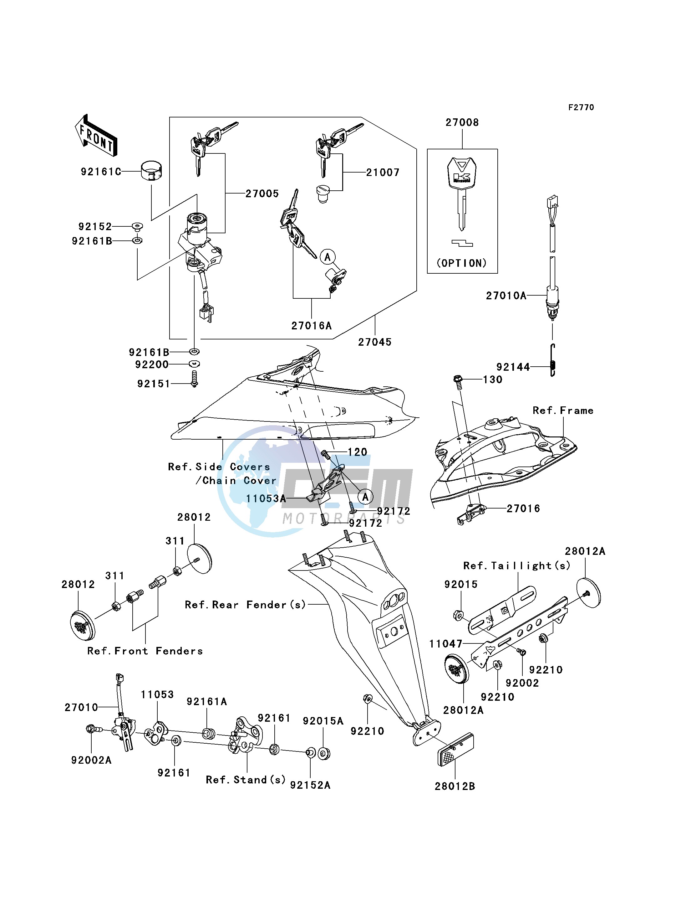 IGNITION SWITCH_LOCKS_REFLECTORS