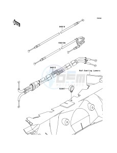 ZZR1400_ABS ZX1400FDF FR GB XX (EU ME A(FRICA) drawing Cables