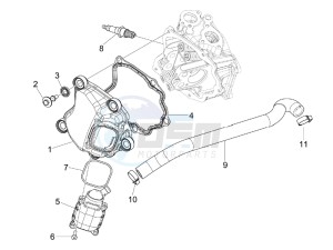 GTS 300 ie Touring drawing Cylinder head cover