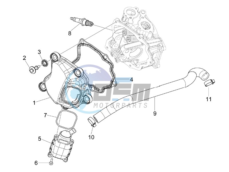 Cylinder head cover