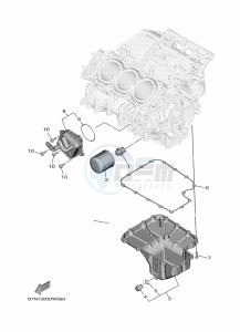 MT-09 MTN890 (B7NJ) drawing OIL CLEANER