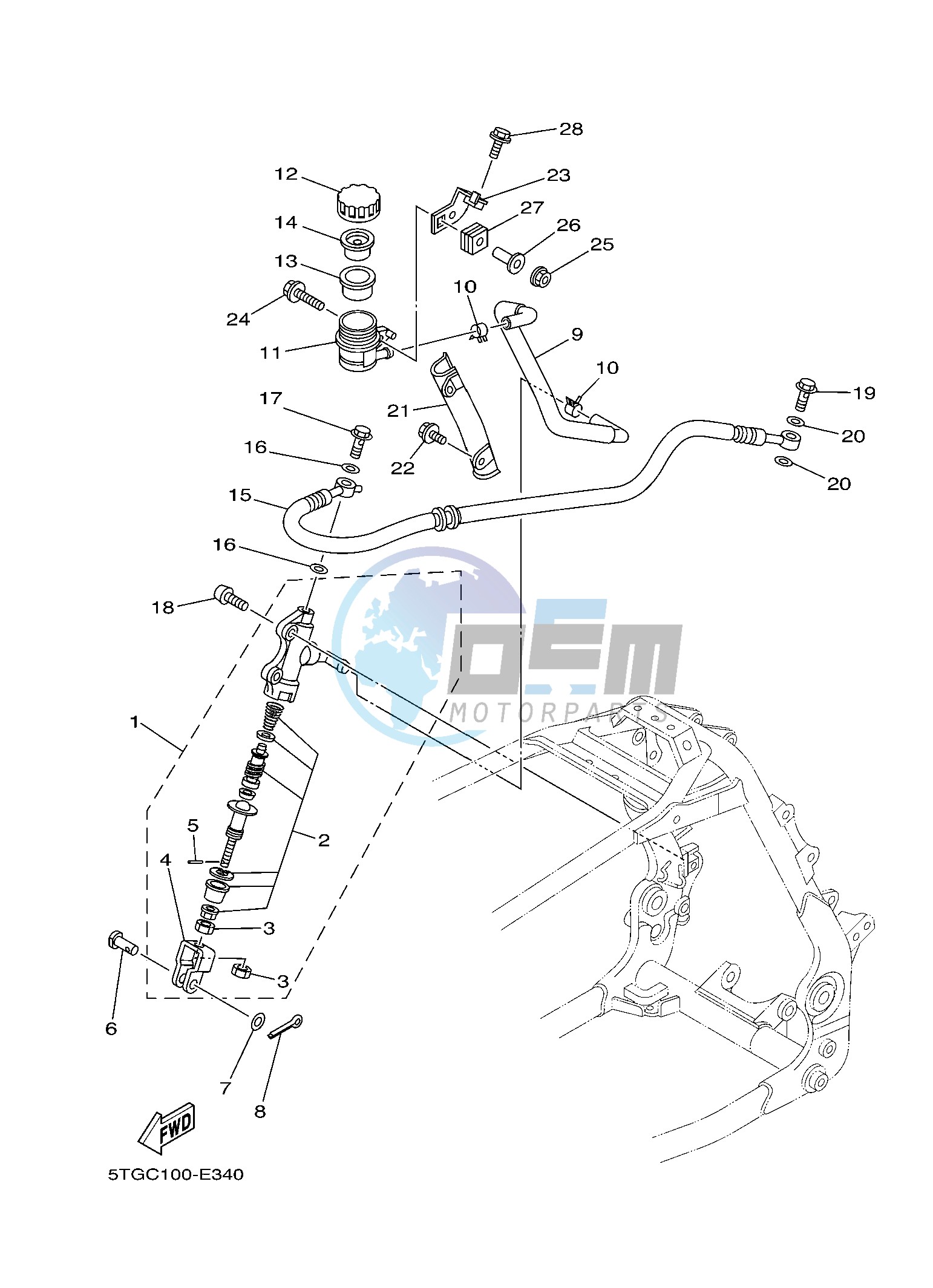 REAR MASTER CYLINDER