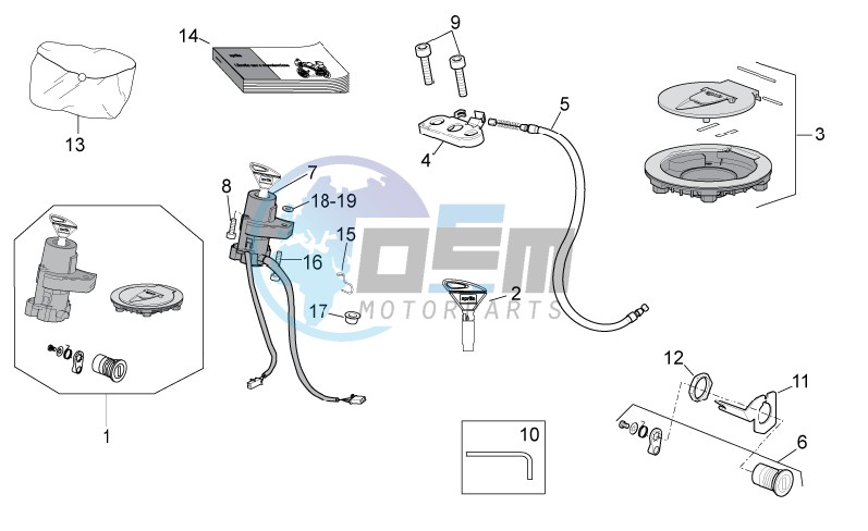 Lock hardware kit