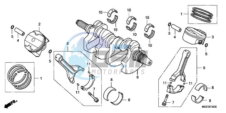 CRANKSHAFT/PISTON