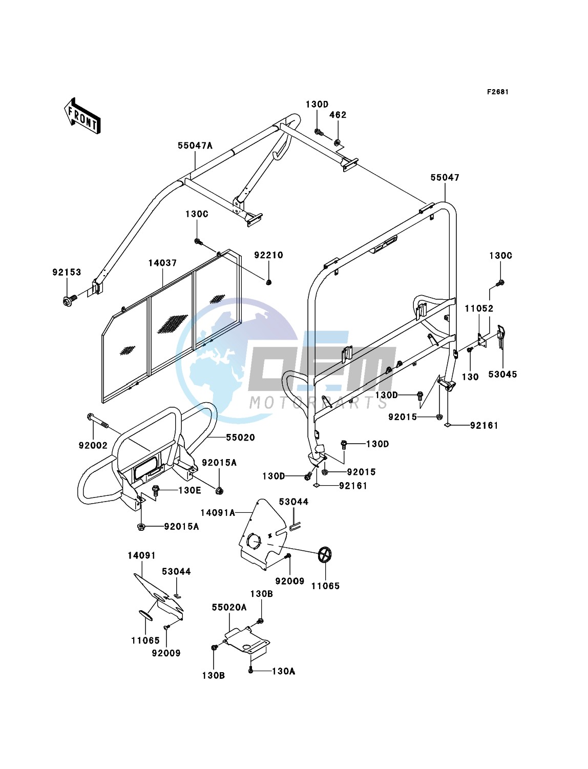 Guards/Cab Frame