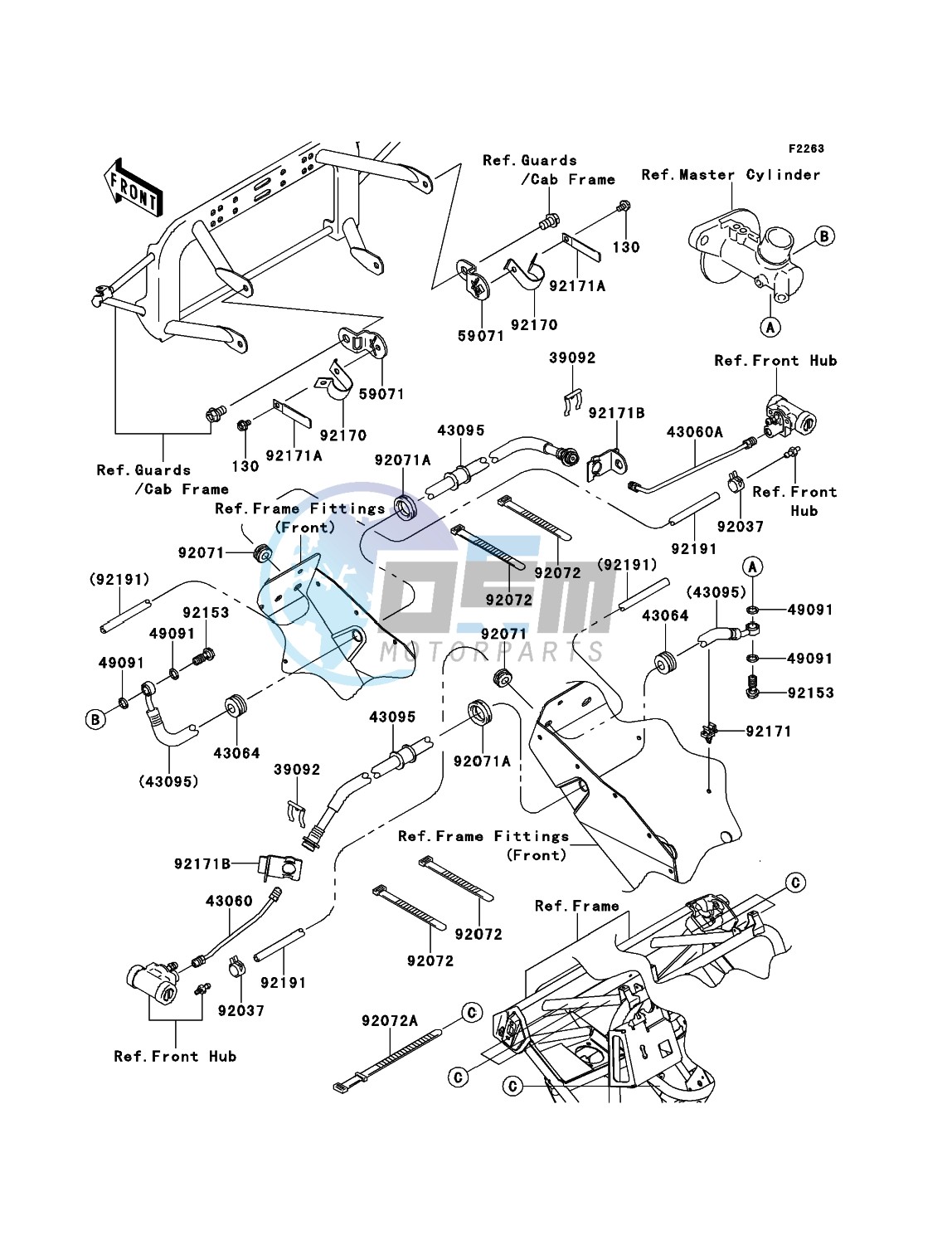 Front Brake Piping