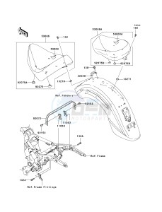 VN 1600 A [VULCAN 1600 CLASSIC] (A6F-A8FA) A7F drawing SEAT