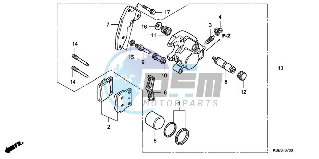 FRONT BRAKE CALIPER