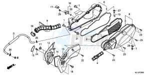 NSC110WHB drawing AIR CLEANER