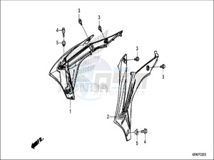 CRF250RH Europe Direct - (ED) drawing RADIATOR SHROUD