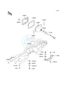 KVF 300 A [PRAIRIE 300 4X4] (A1-A4) [PRAIRIE 300 4X4] drawing HEADLIGHT-- S- -