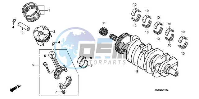 CRANKSHAFT/PISTON