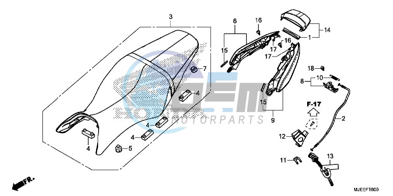 SEAT/ REAR COWL