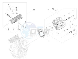 V7 III Special 750 e4 (APAC) drawing Cylinder head - valves