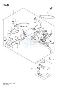 VZ800 (E3-E28) MARAUDER drawing FUEL PUMP